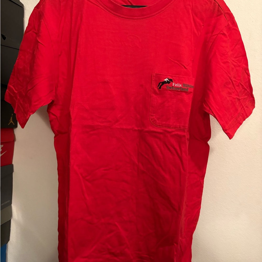Swiss Felix Buhler Red T-Shirt - Large